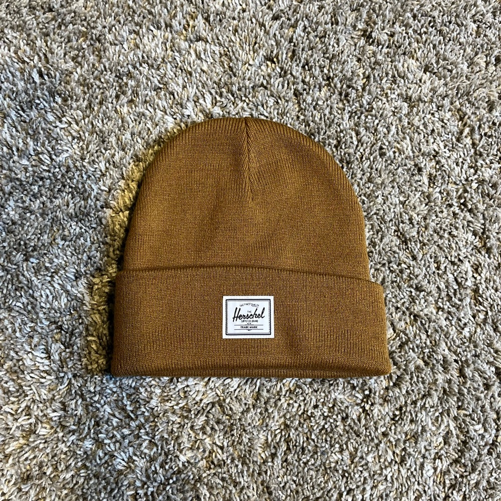 Brown beanie